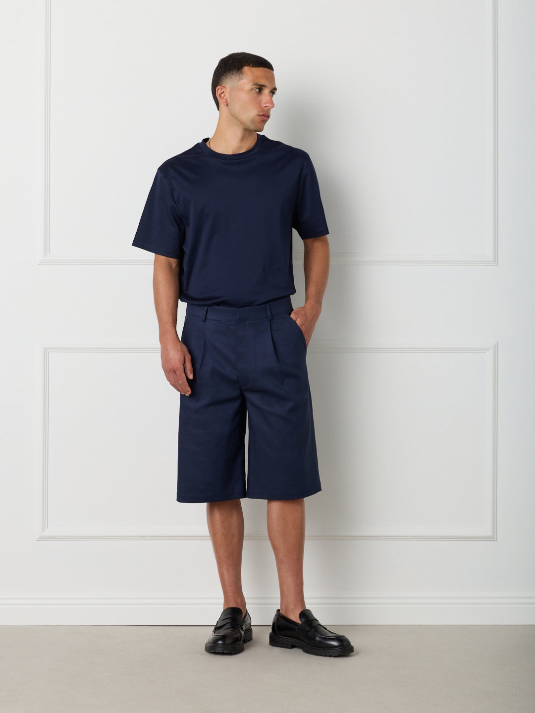 DUNE - LINEN COTTON PINCE SHORTS