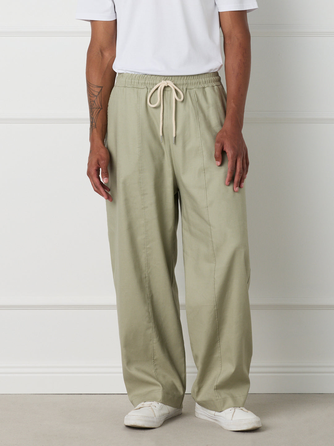 DUNE - LINEN COTTON BIGGY TROUSERS