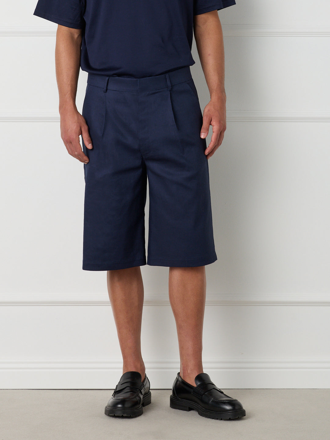 DUNE - LINEN COTTON PINCE SHORTS