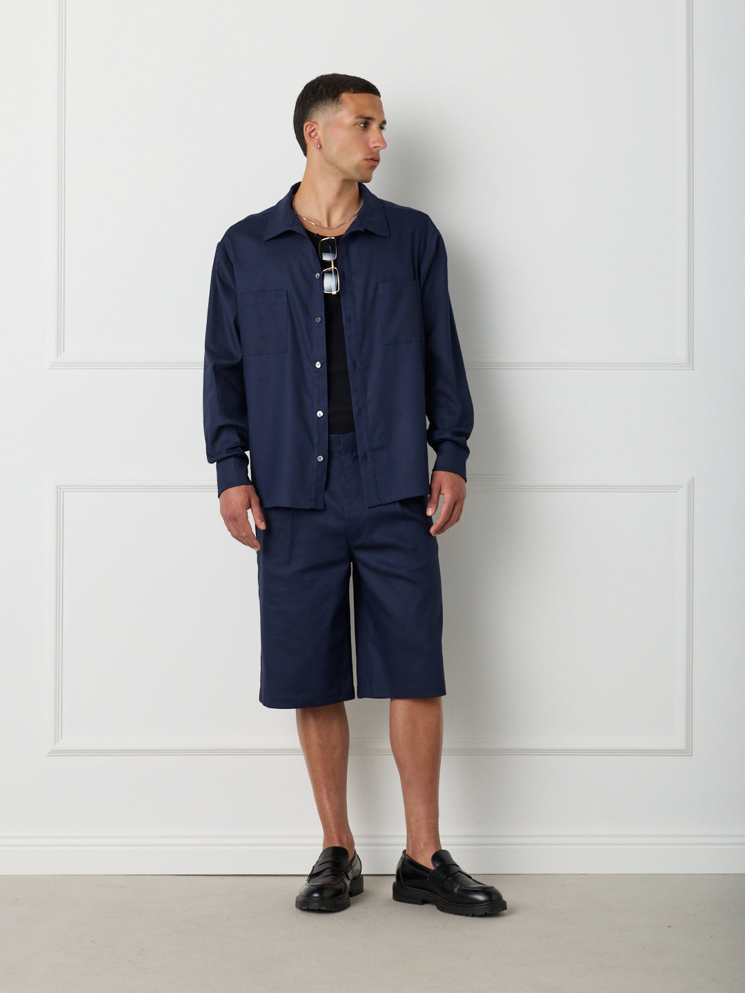 DUNE - LINEN COTTON LONG SLEEVE SHIRT