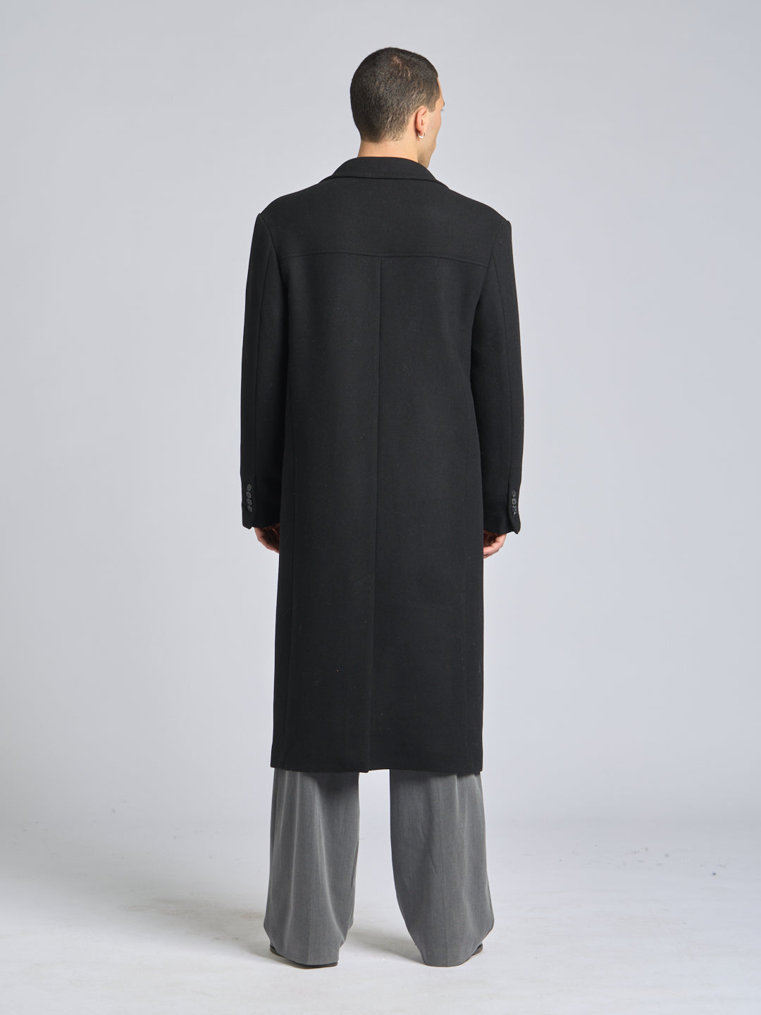 SINGLE WOOL COAT