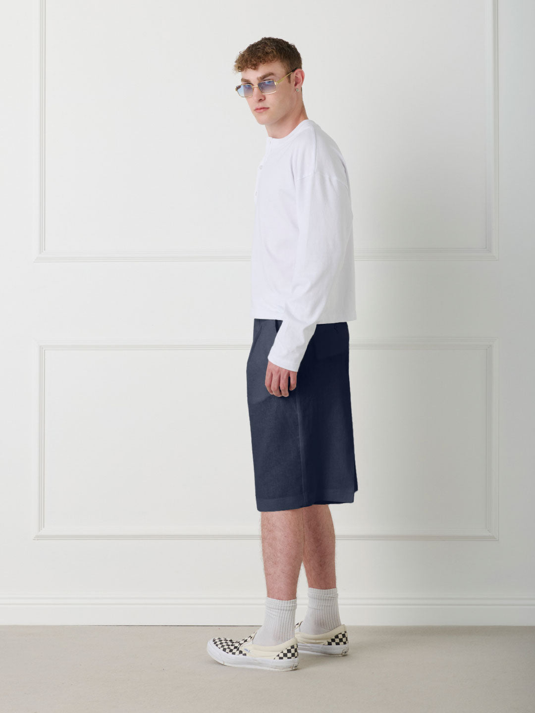 LINEN SHORTS