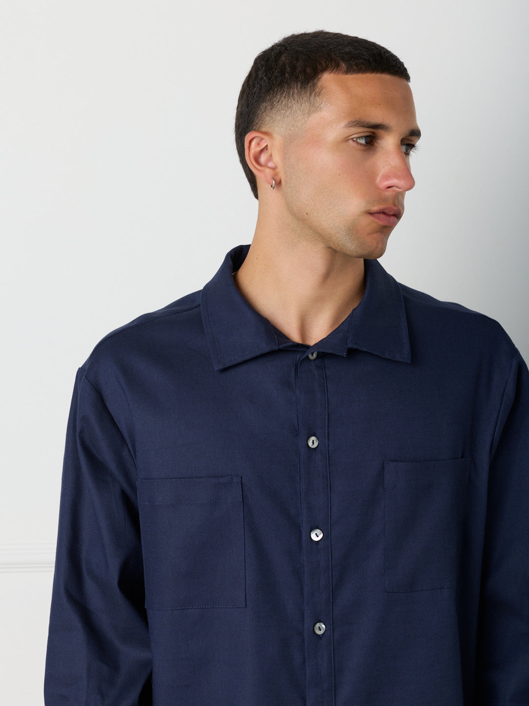 DUNE - LINEN COTTON LONG SLEEVE SHIRT