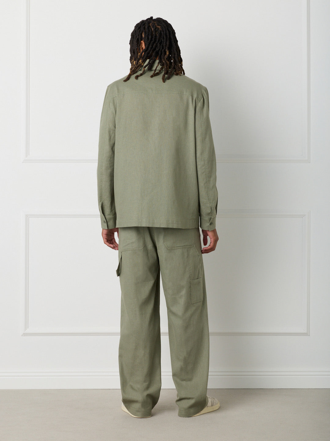 SAHARA - MAXI POCKET LINEN SHIRT