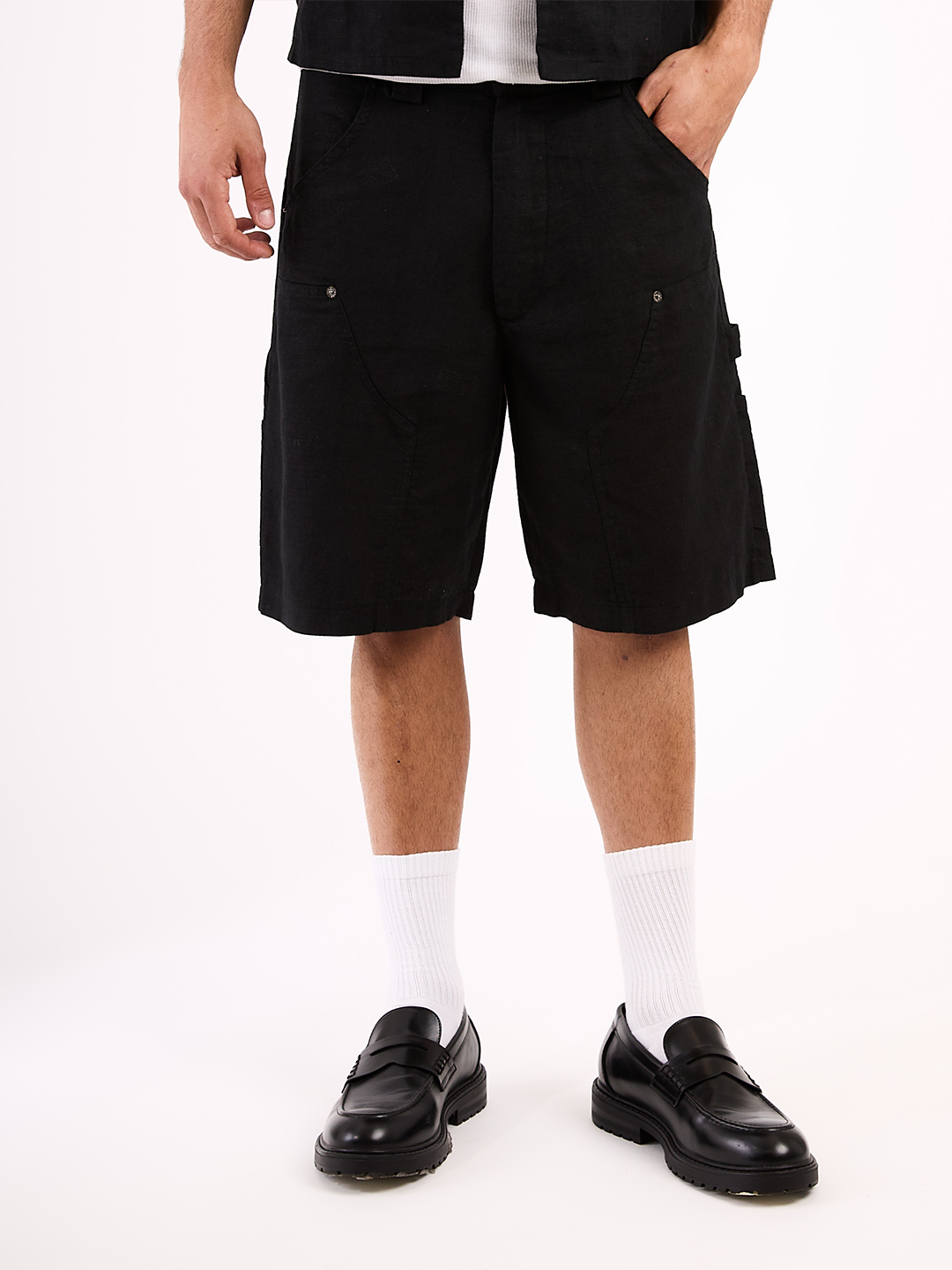 LINEN SHORTS