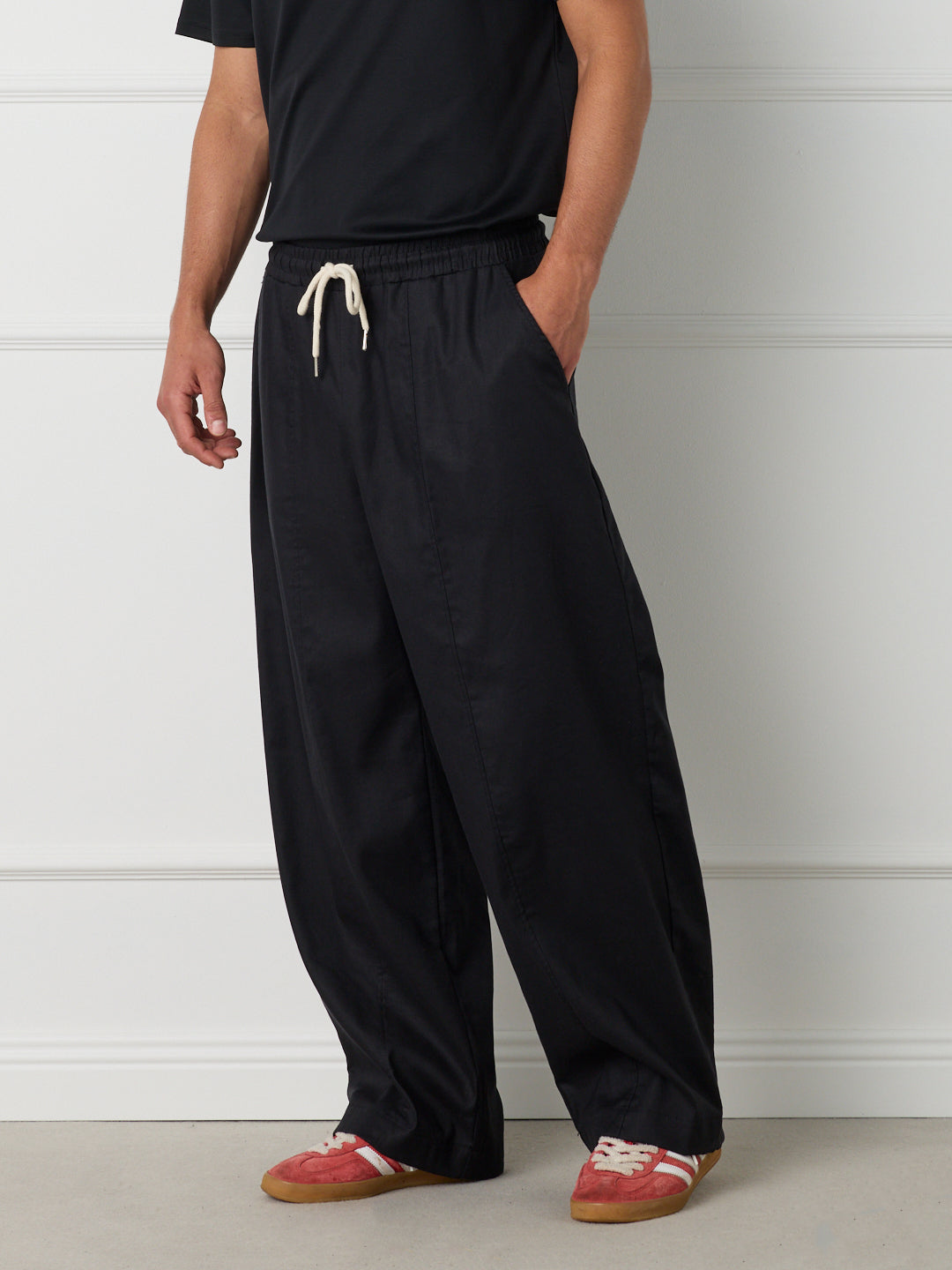 DUNE - LINEN COTTON BIGGY TROUSERS