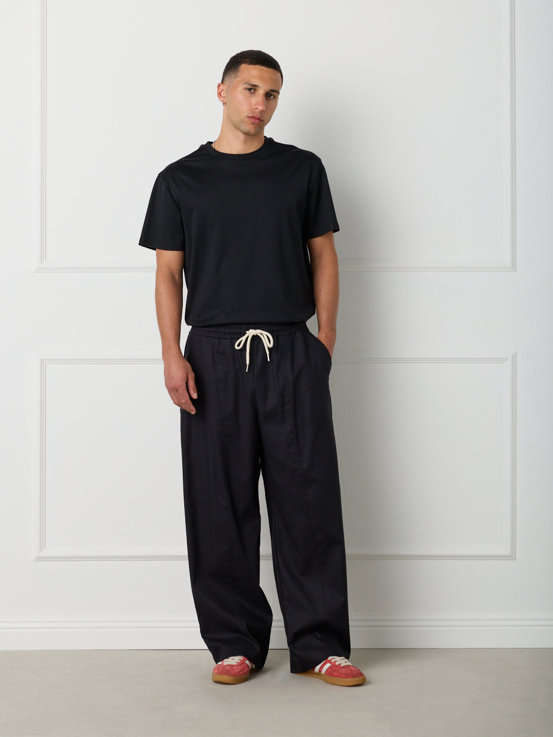 DUNE - LINEN COTTON BIGGY TROUSERS