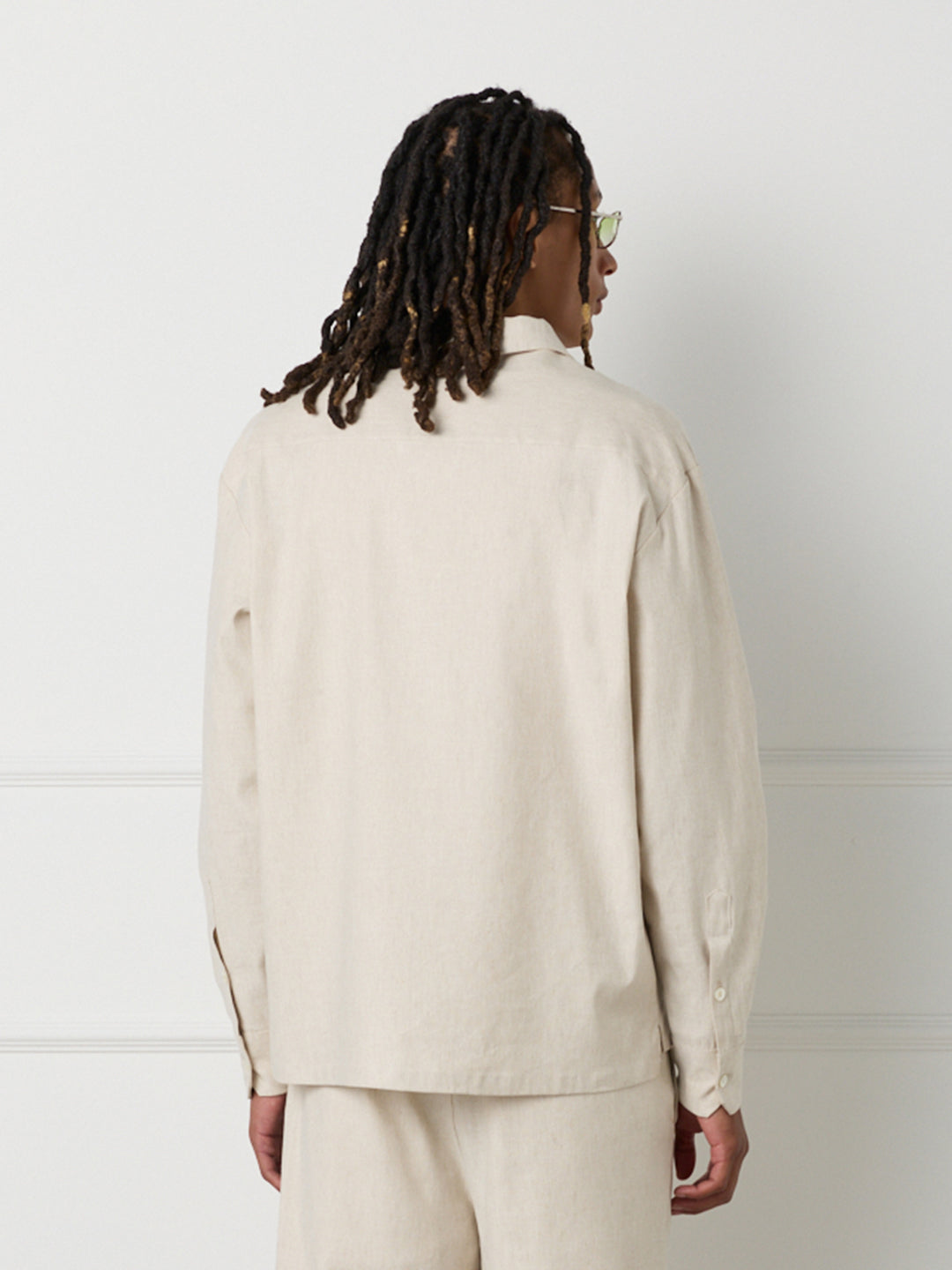 DUNE - LINEN COTTON LONG SLEEVE SHIRT