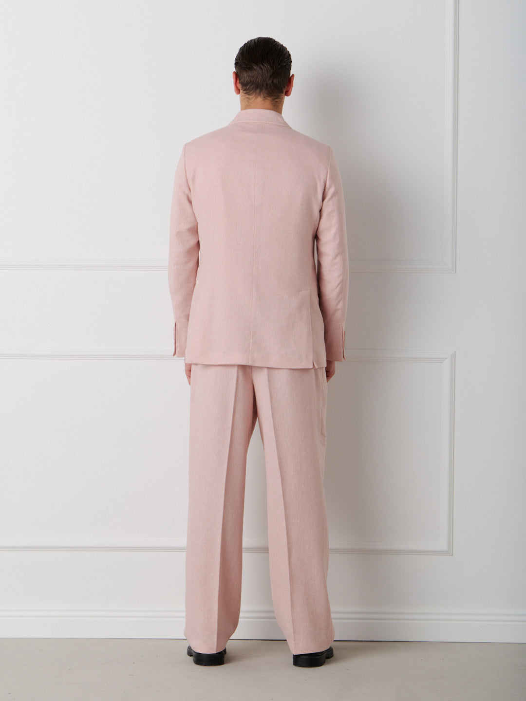 LINEN COTTON DOUBLE BREASTED JACKET