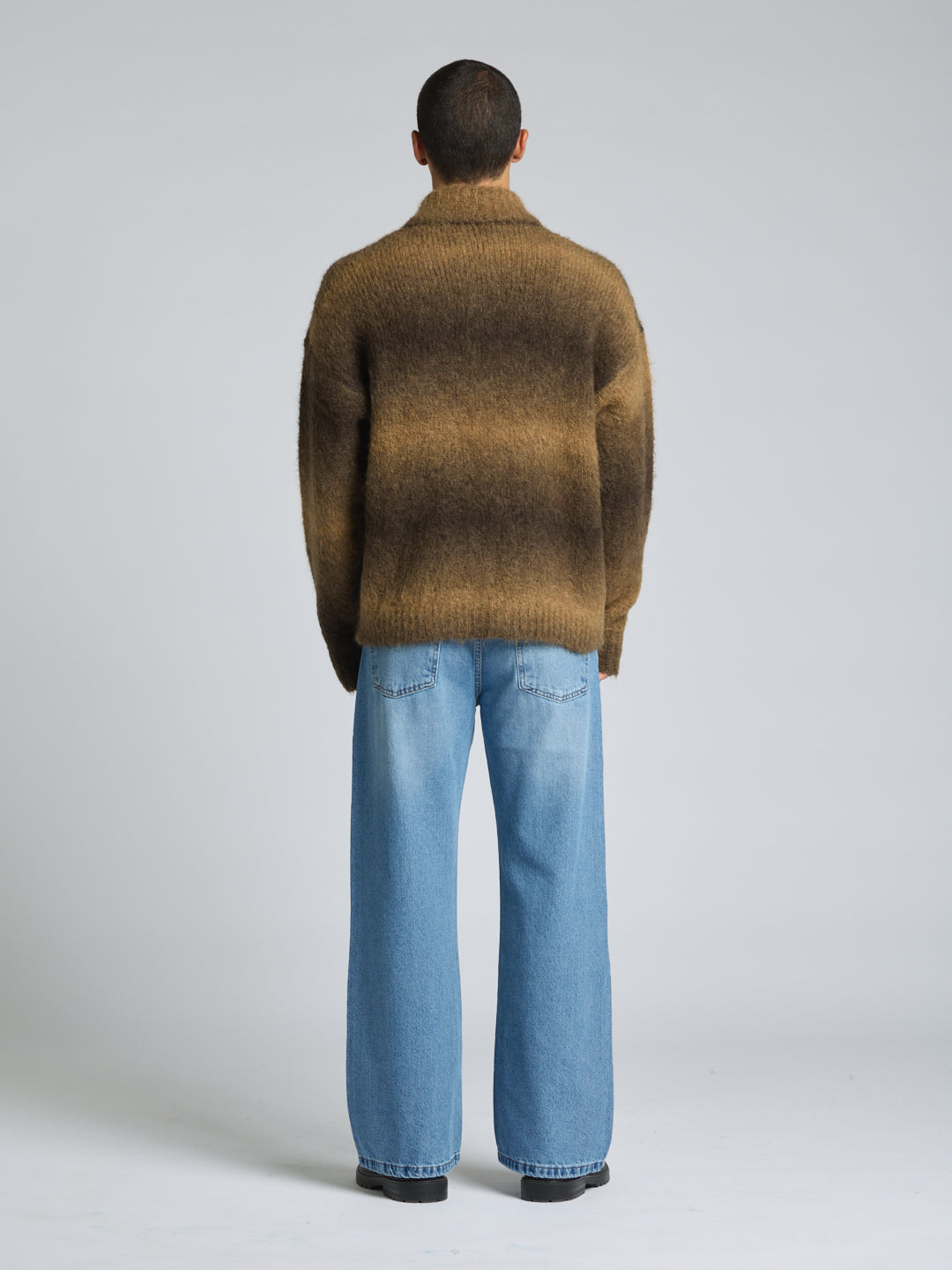 ZIP ALPACA SWEATER