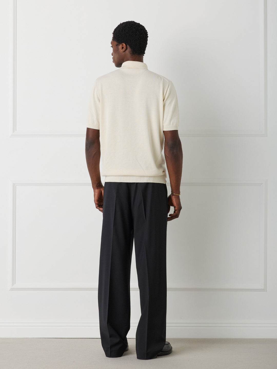 KNITTED ULTRA FINE COTTON POLO