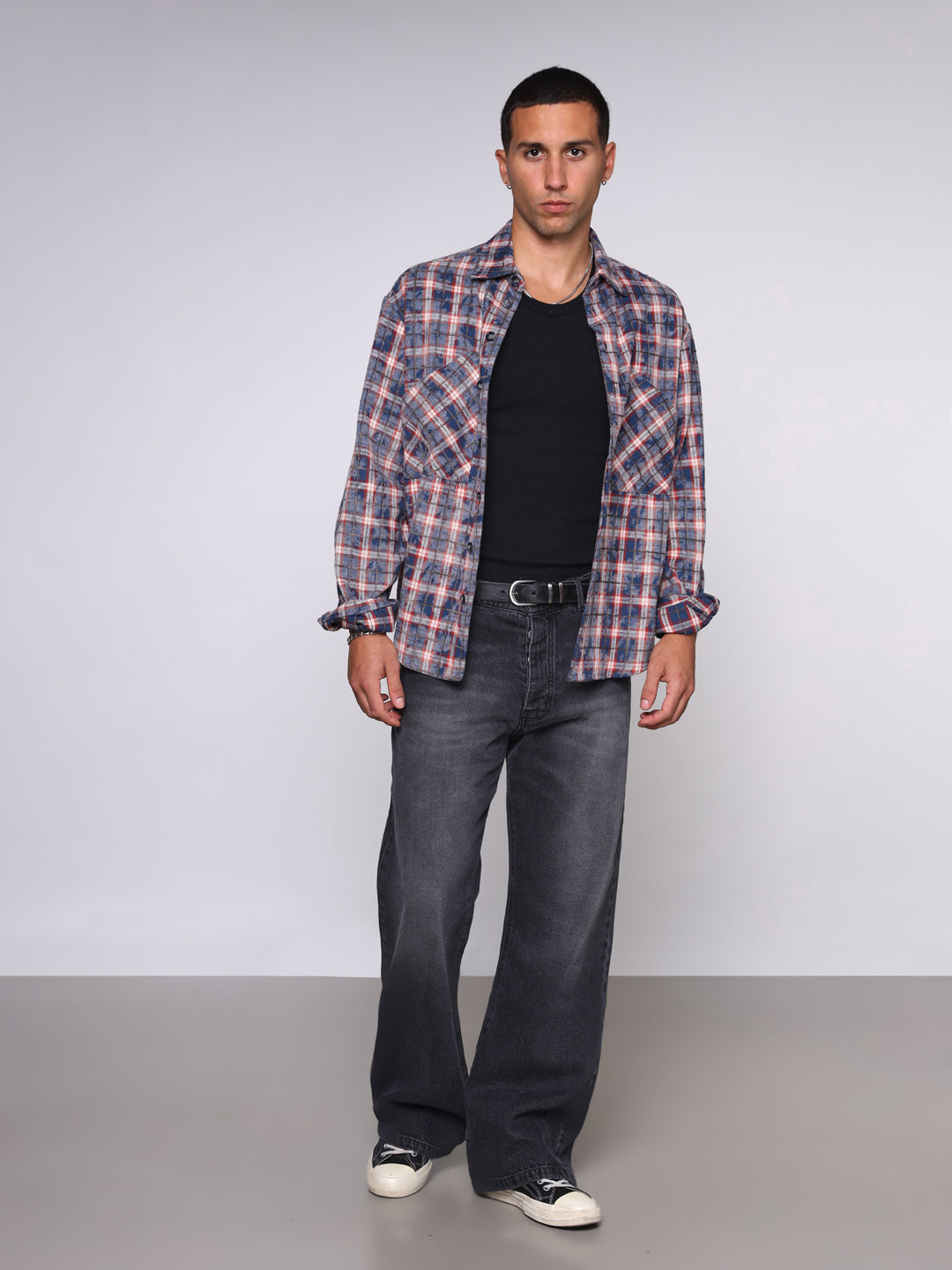 CHECKED FLANNEL SHIRT