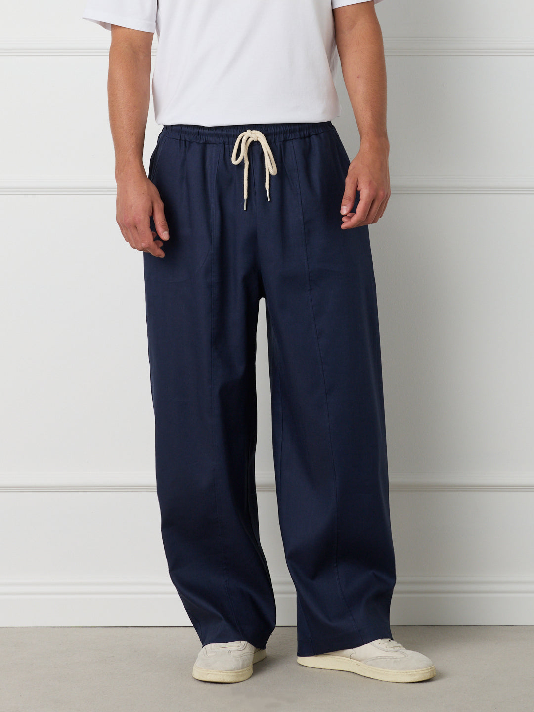 DUNE - LINEN COTTON BIGGY TROUSERS