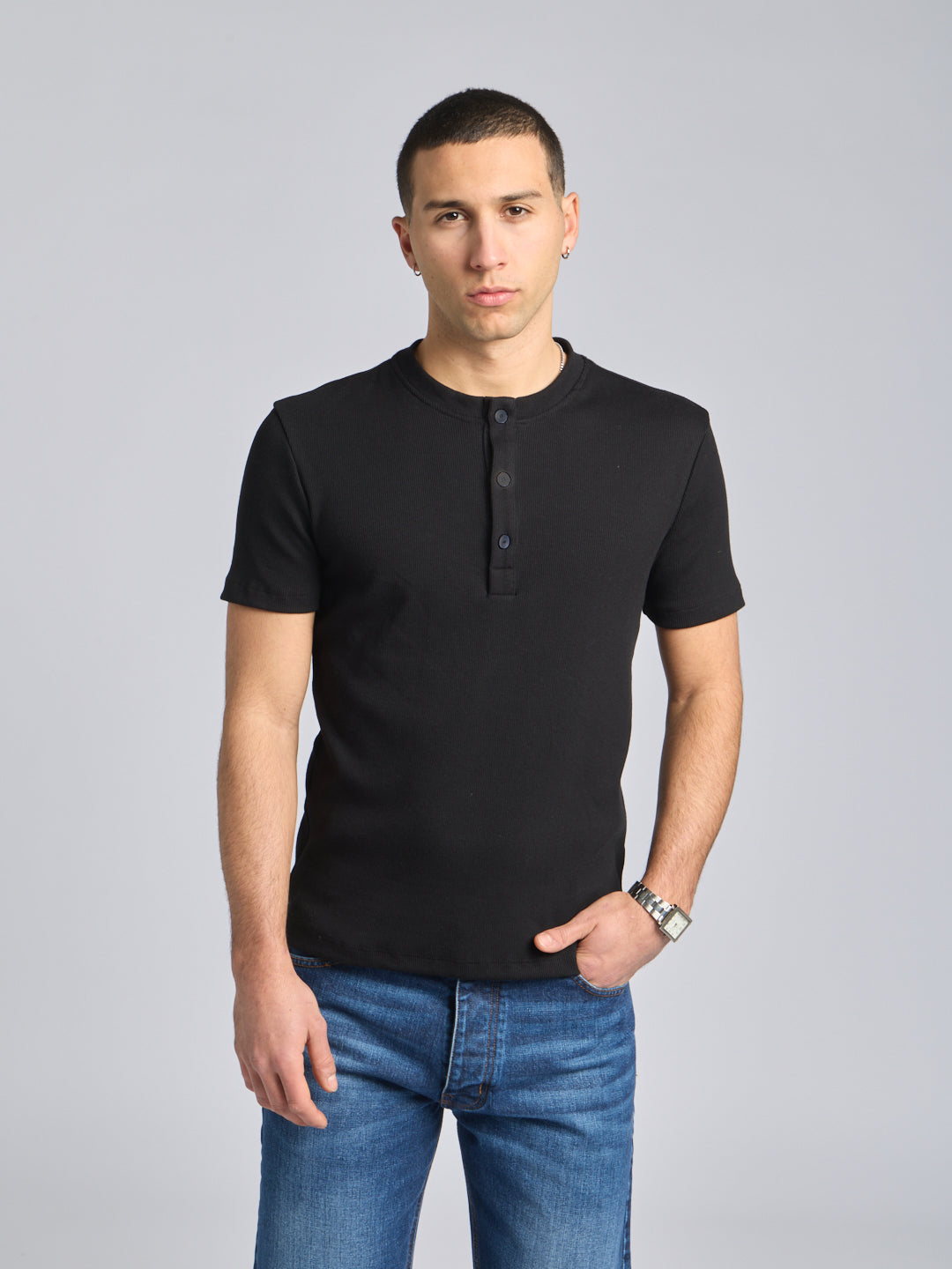 SHORTS - SLEEVE RIBBED SERAFINO