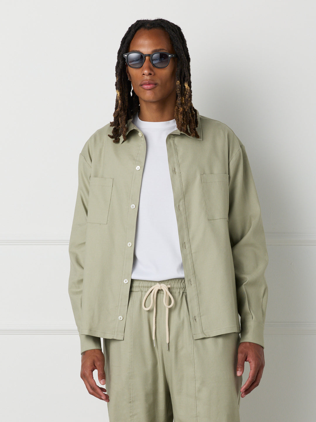 DUNE - LINEN COTTON LONG SLEEVE SHIRT
