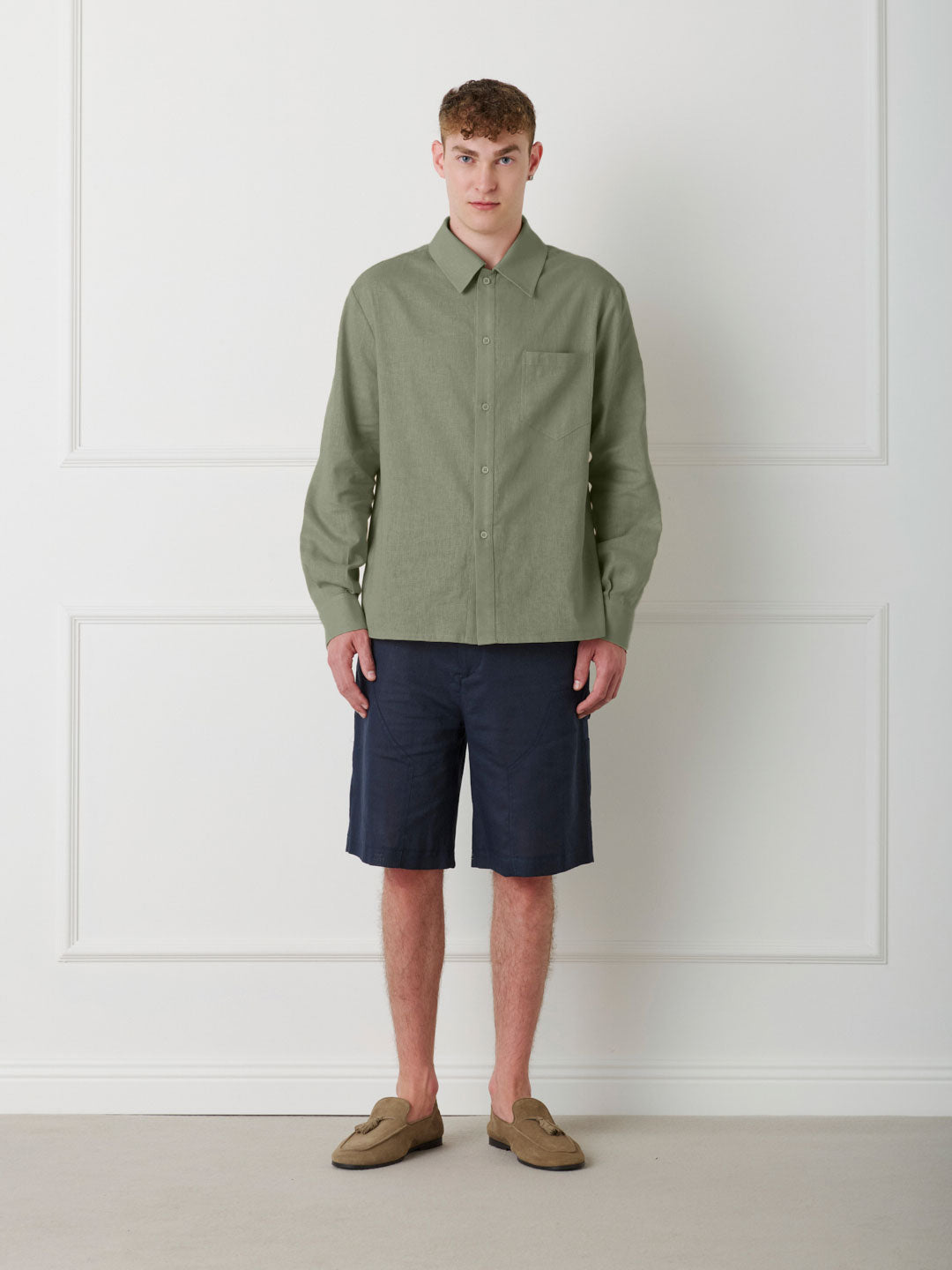 OASI - LINEN LONG SLEEVE SHIRT