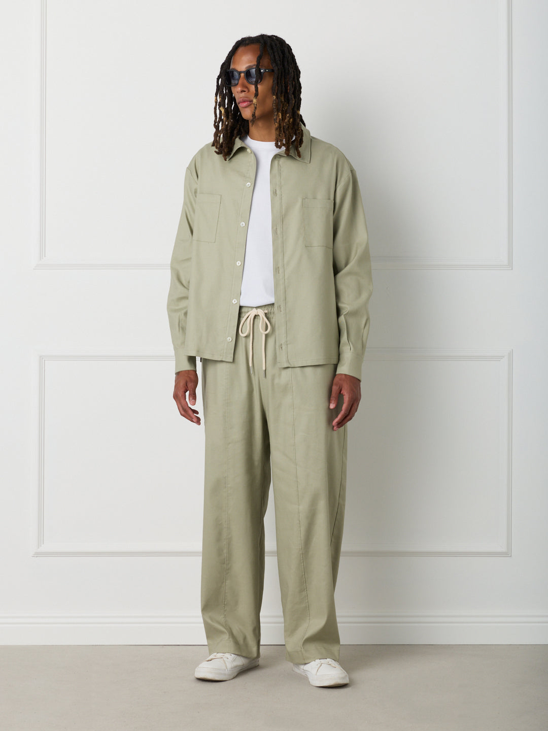 DUNE - LINEN COTTON LONG SLEEVE SHIRT