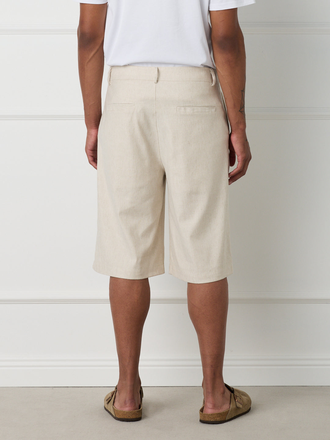 DUNE - LINEN COTTON PINCE SHORTS