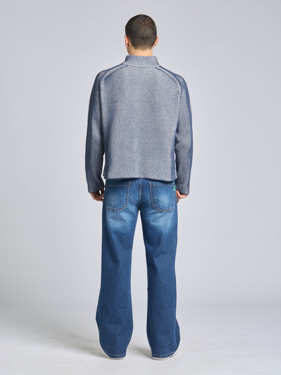 FULL ZIP COTTON SWEATER