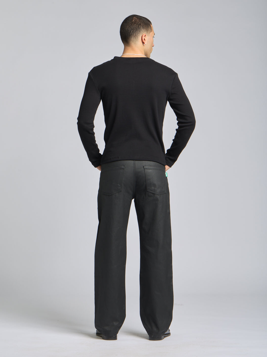 LONG-SLEEVED RIBBED SERAFINO