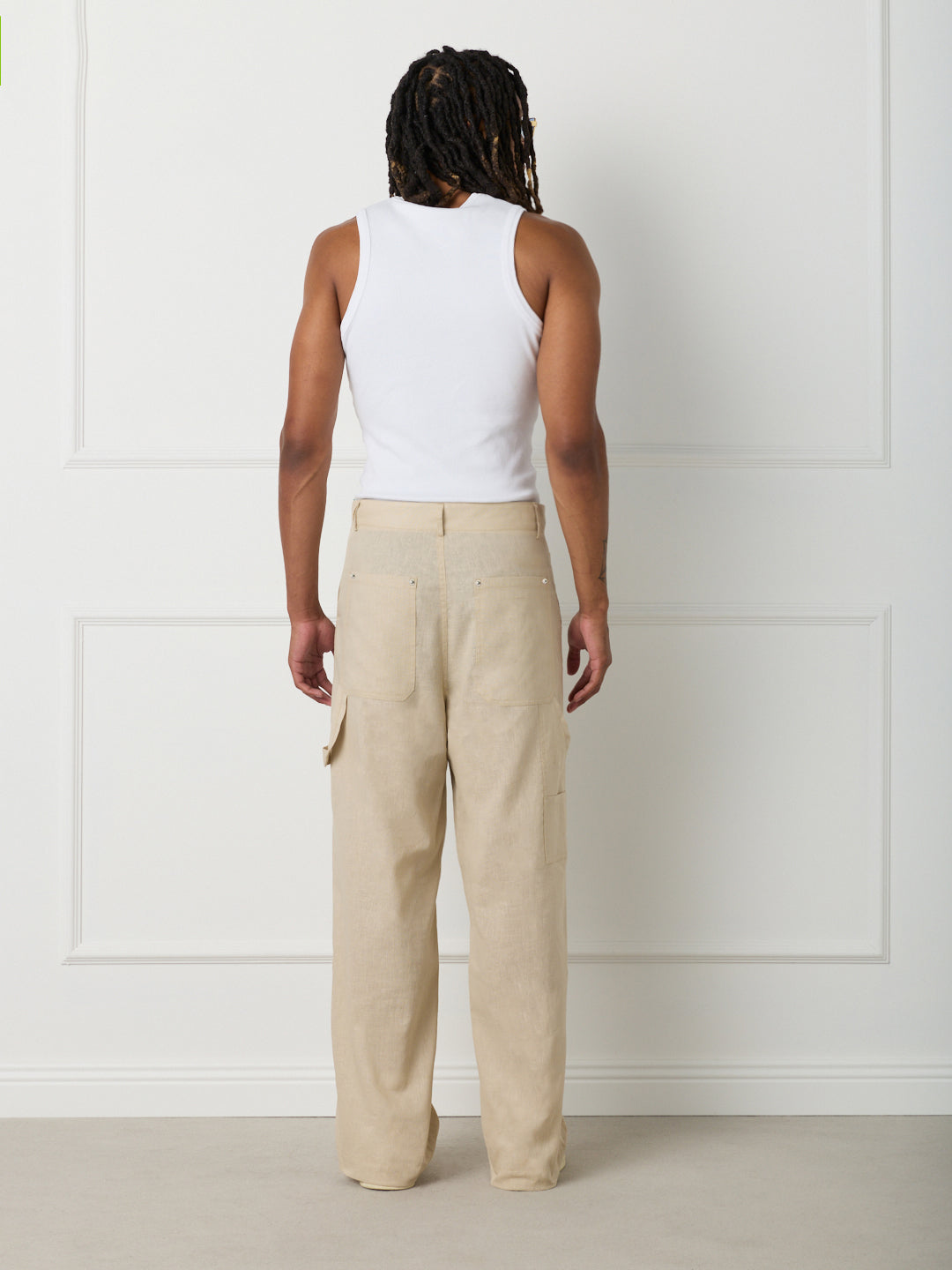 SAHARA - CARPENTER LINEN PANTS