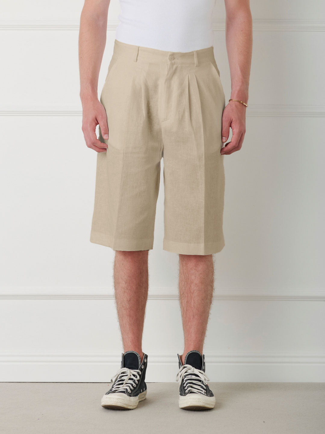 LINEN SHORTS