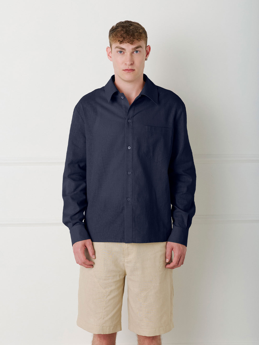 LINEN LONG SLEEVE SHIRT