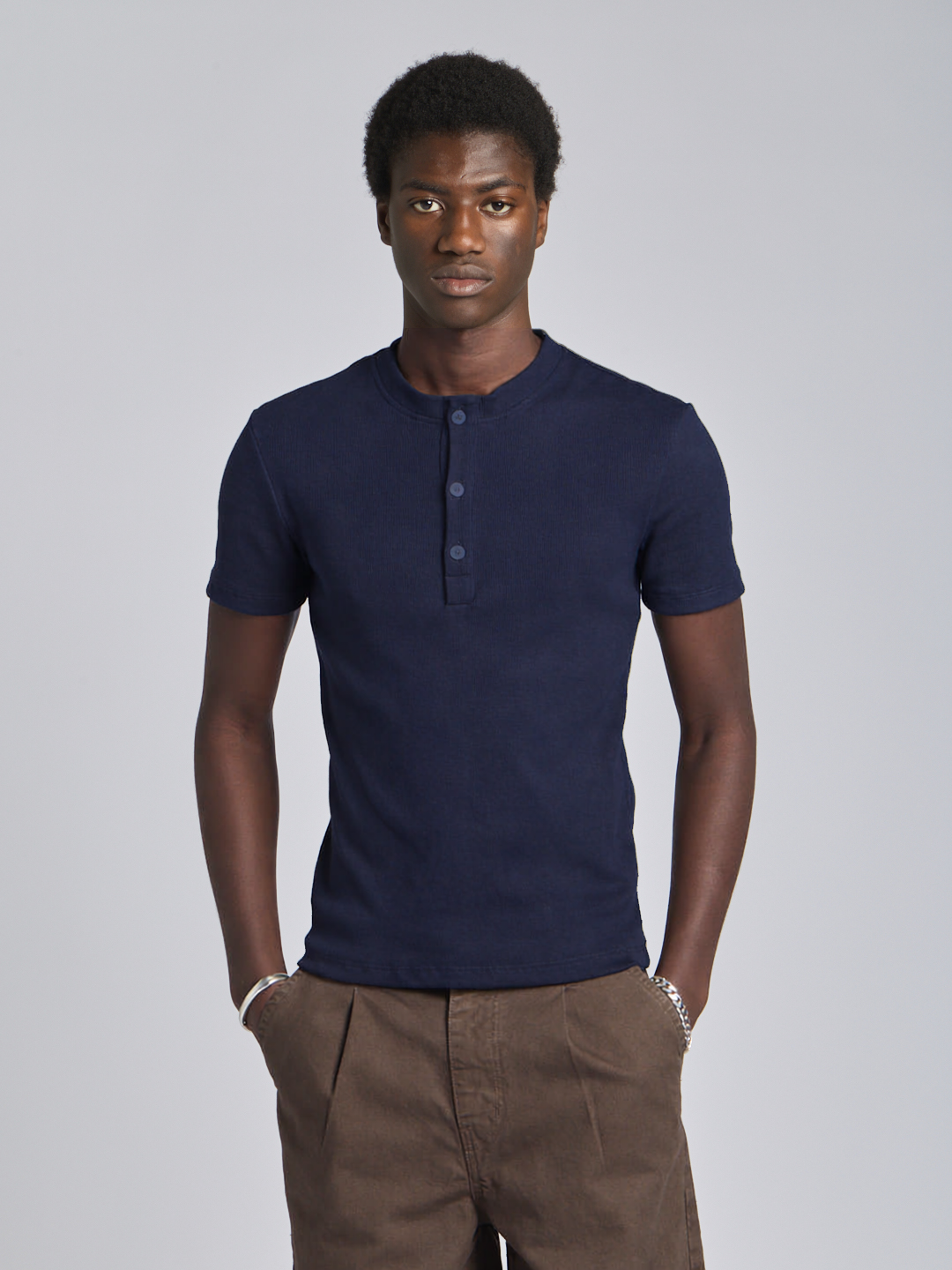 SHORT - SLEEVE RIBBED SERAFINO
