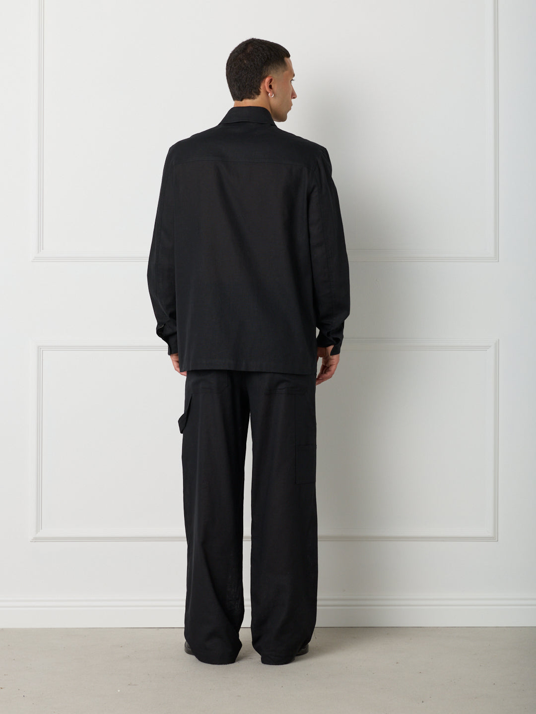 SAHARA - MAXI POCKET LINEN SHIRT