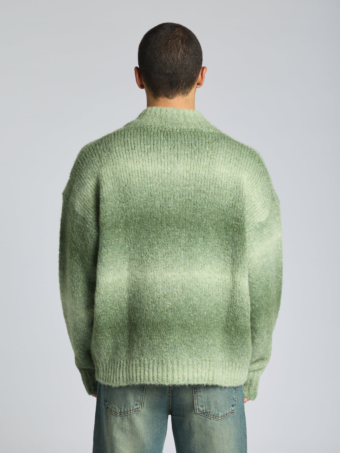 ZIP ALPACA SWEATER