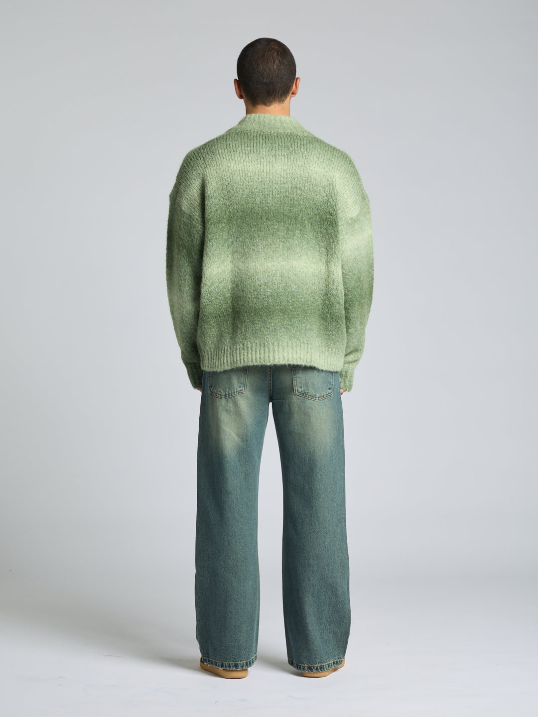 ZIP ALPACA SWEATER