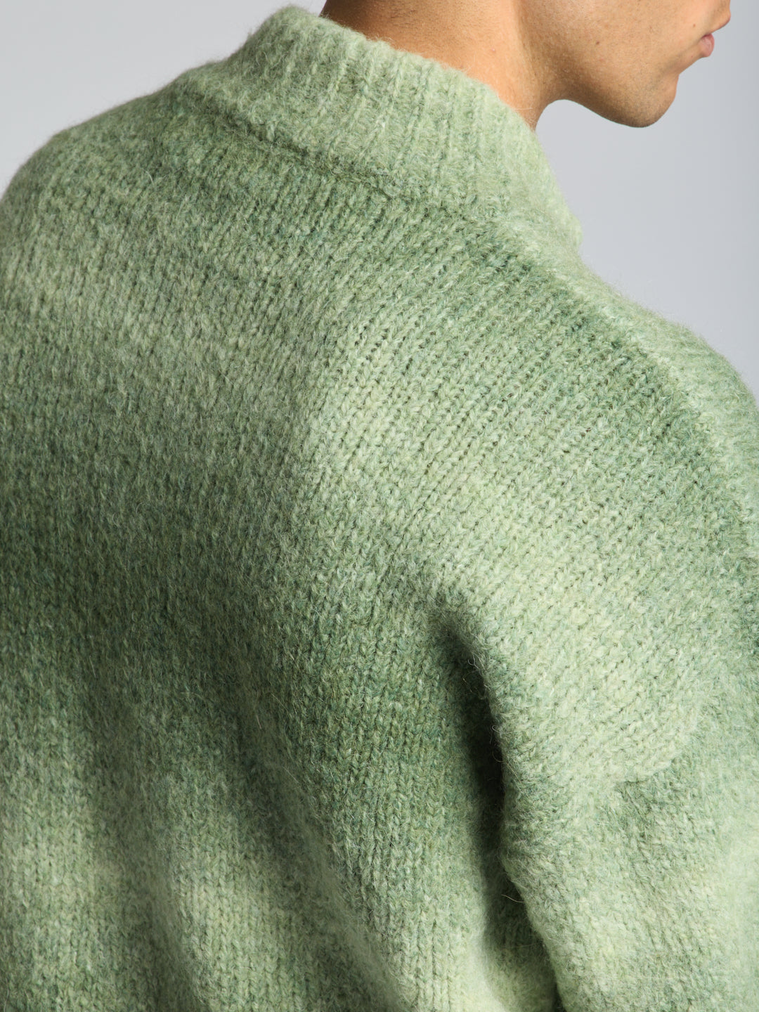 ZIP ALPACA SWEATER
