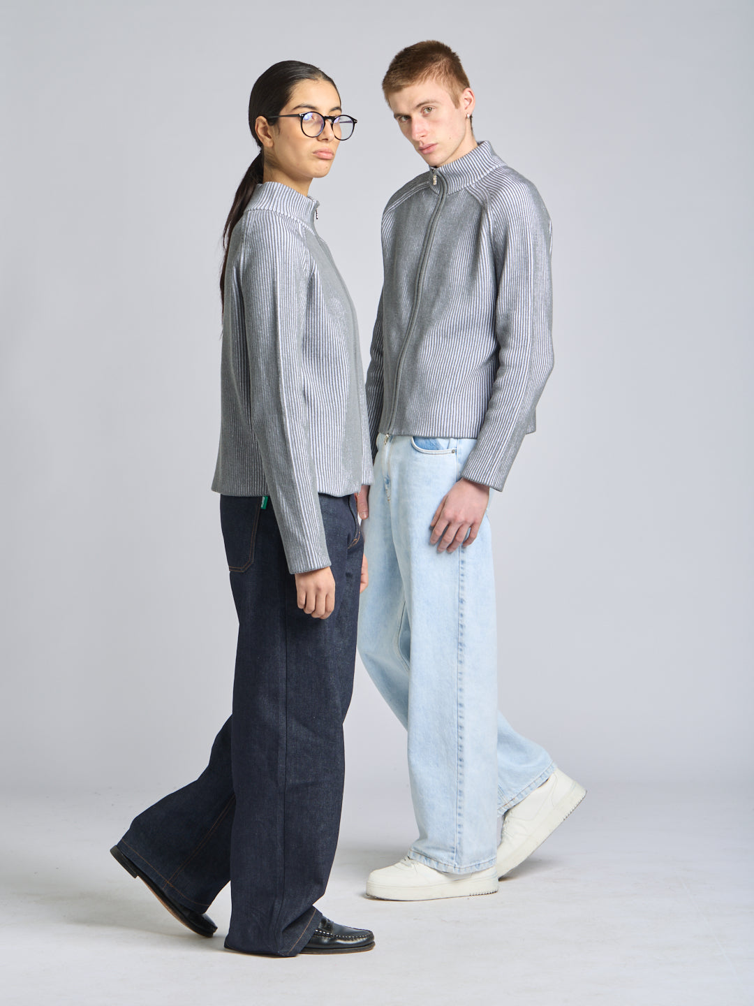 FULL ZIP COTTON SWEATER