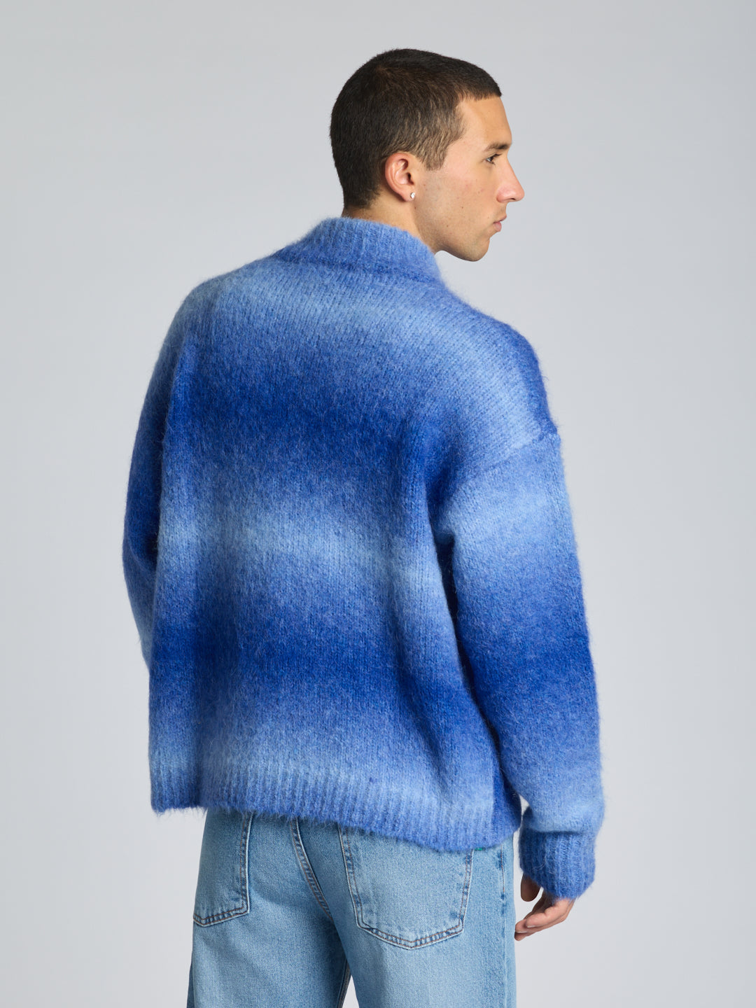 ZIP ALPACA SWEATER