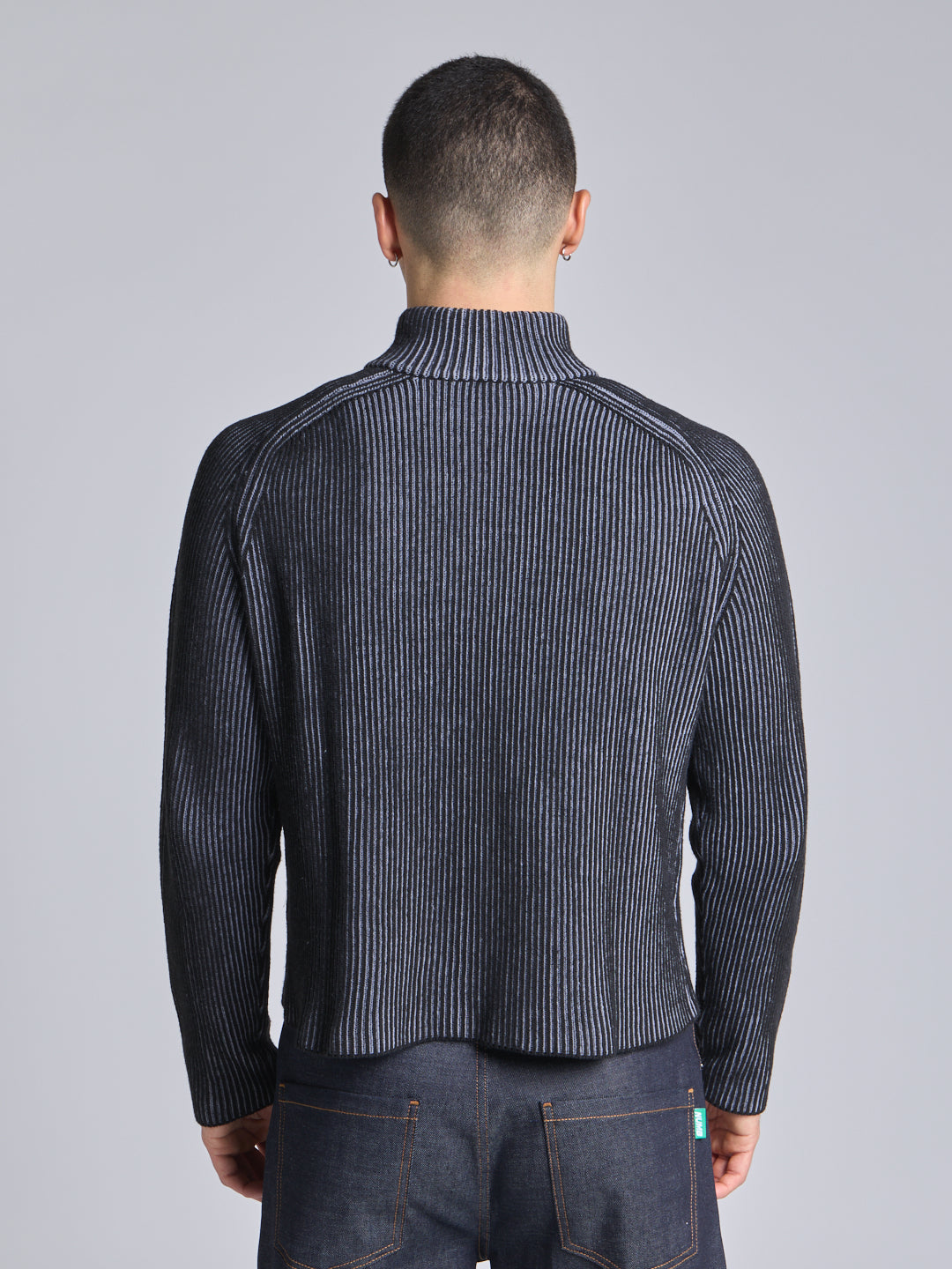 FULL ZIP COTTON SWEATER