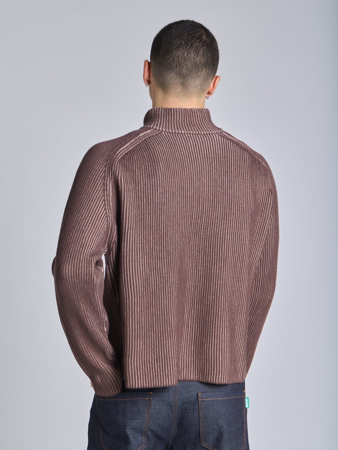 FULL ZIP COTTON SWEATER