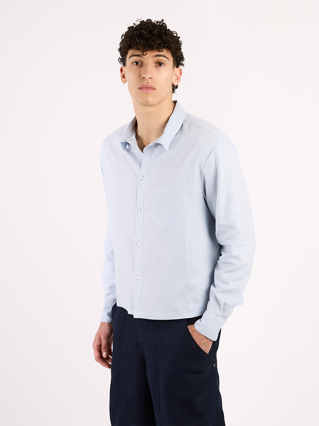 LINEN LONG SLEEVE SHIRT