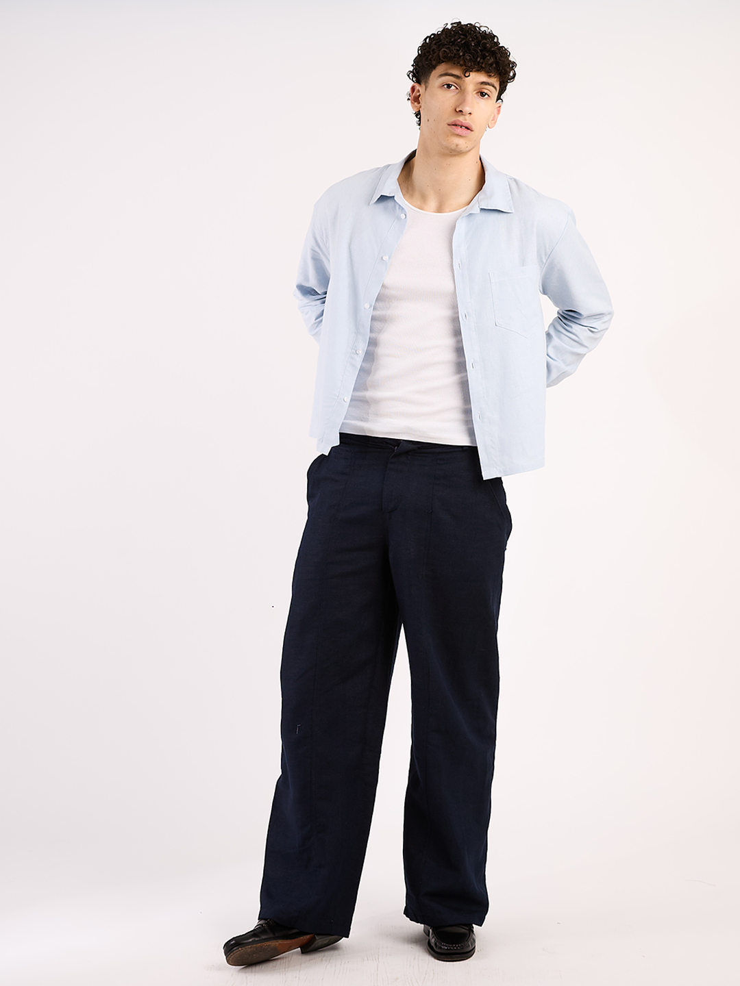 LINEN LONG SLEEVE SHIRT