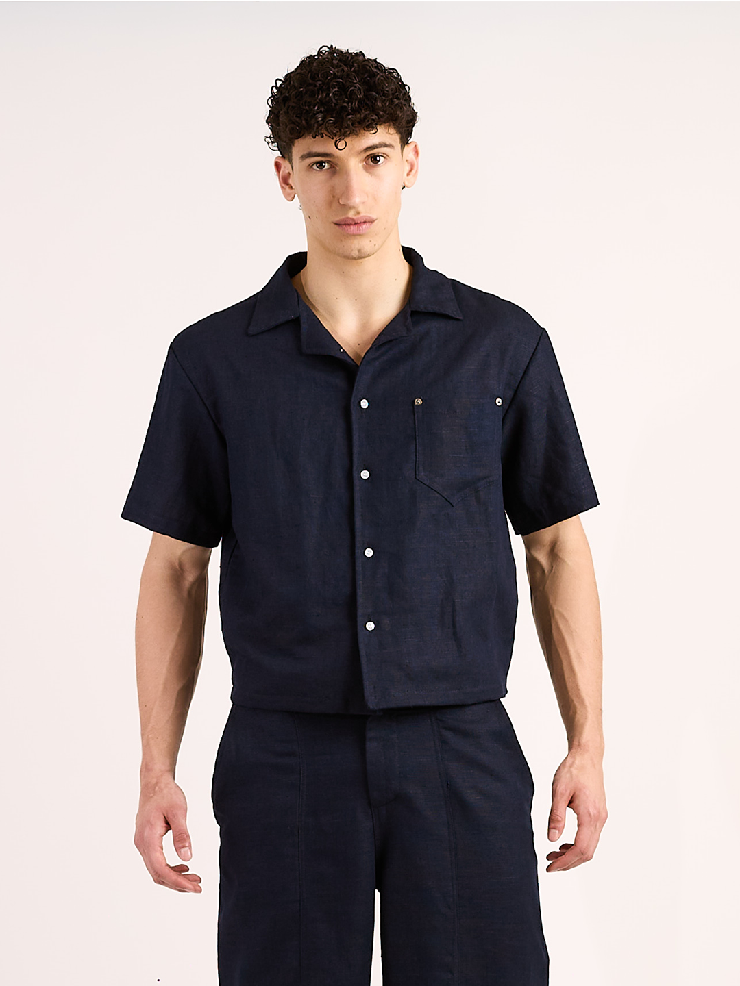 LINEN BOWLING SHIRT