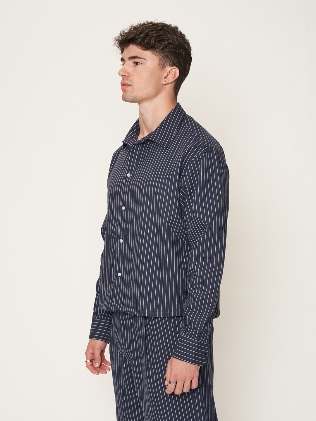 COTTON STRIPES SHIRT