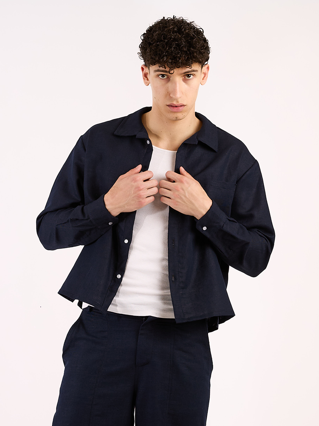 LINEN LONG SLEEVE SHIRT