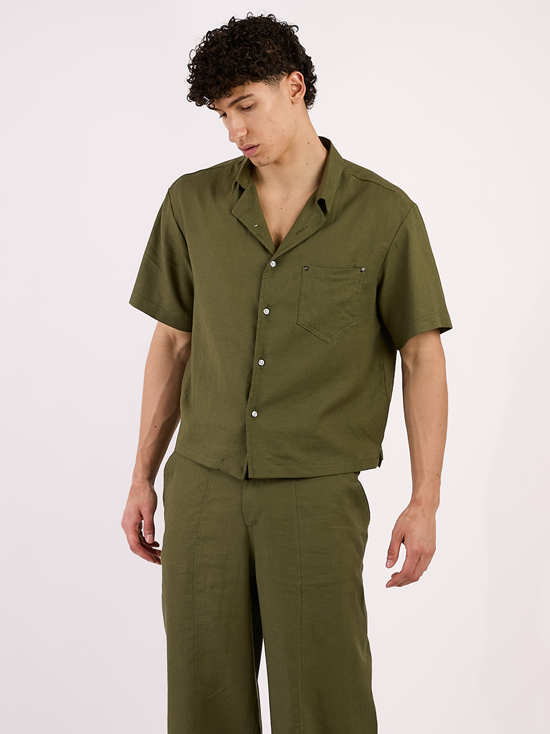 LINEN BOWLING SHIRT