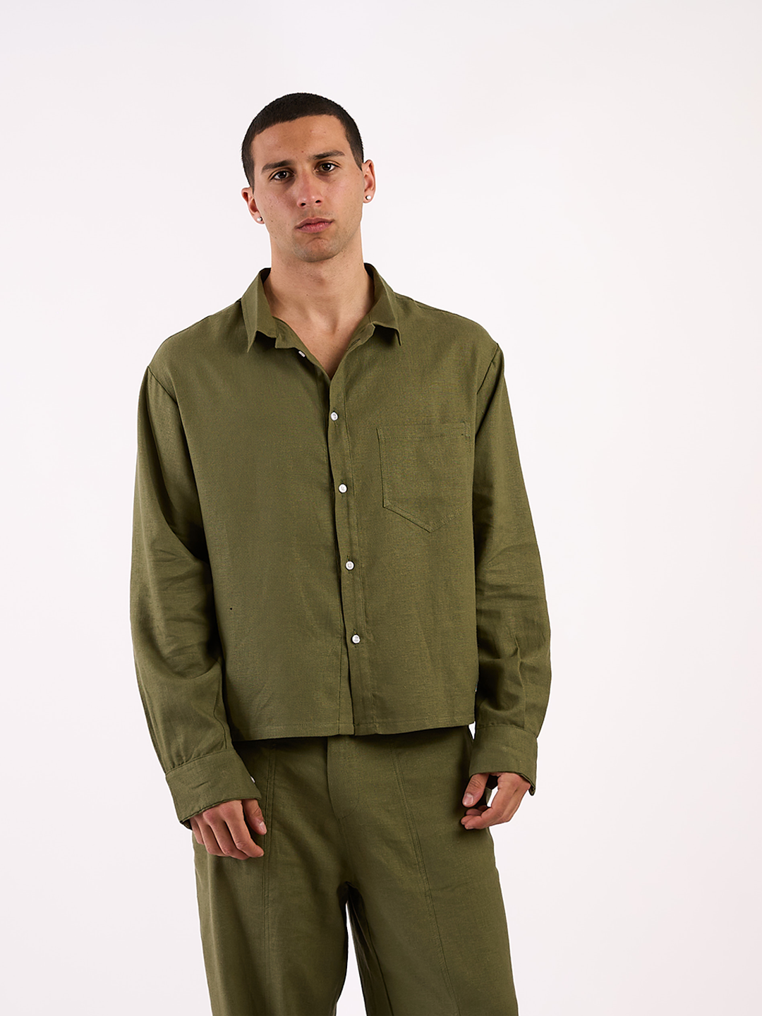 LINEN LONG SLEEVE SHIRT