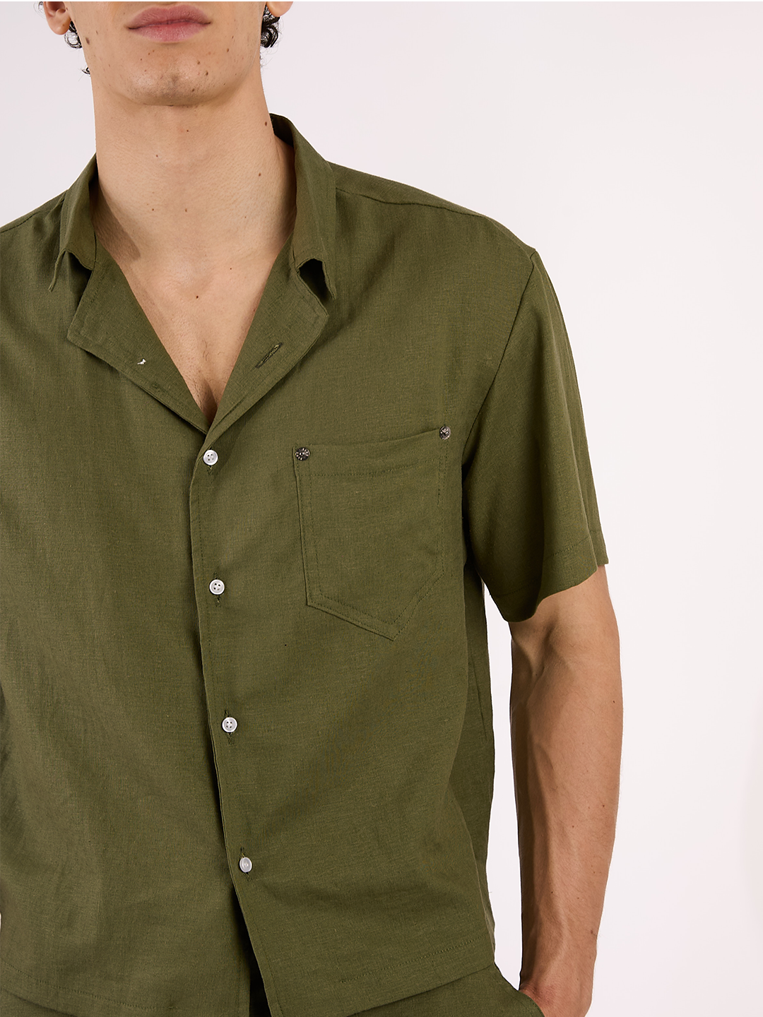 LINEN BOWLING SHIRT