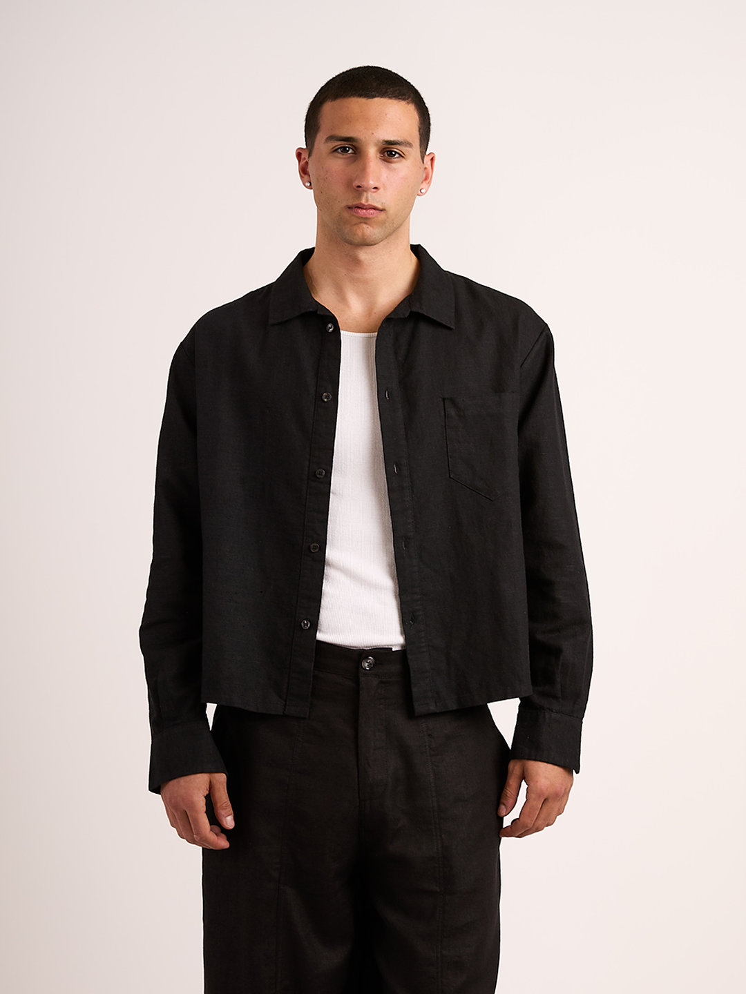 LINEN LONG SLEEVE SHIRT