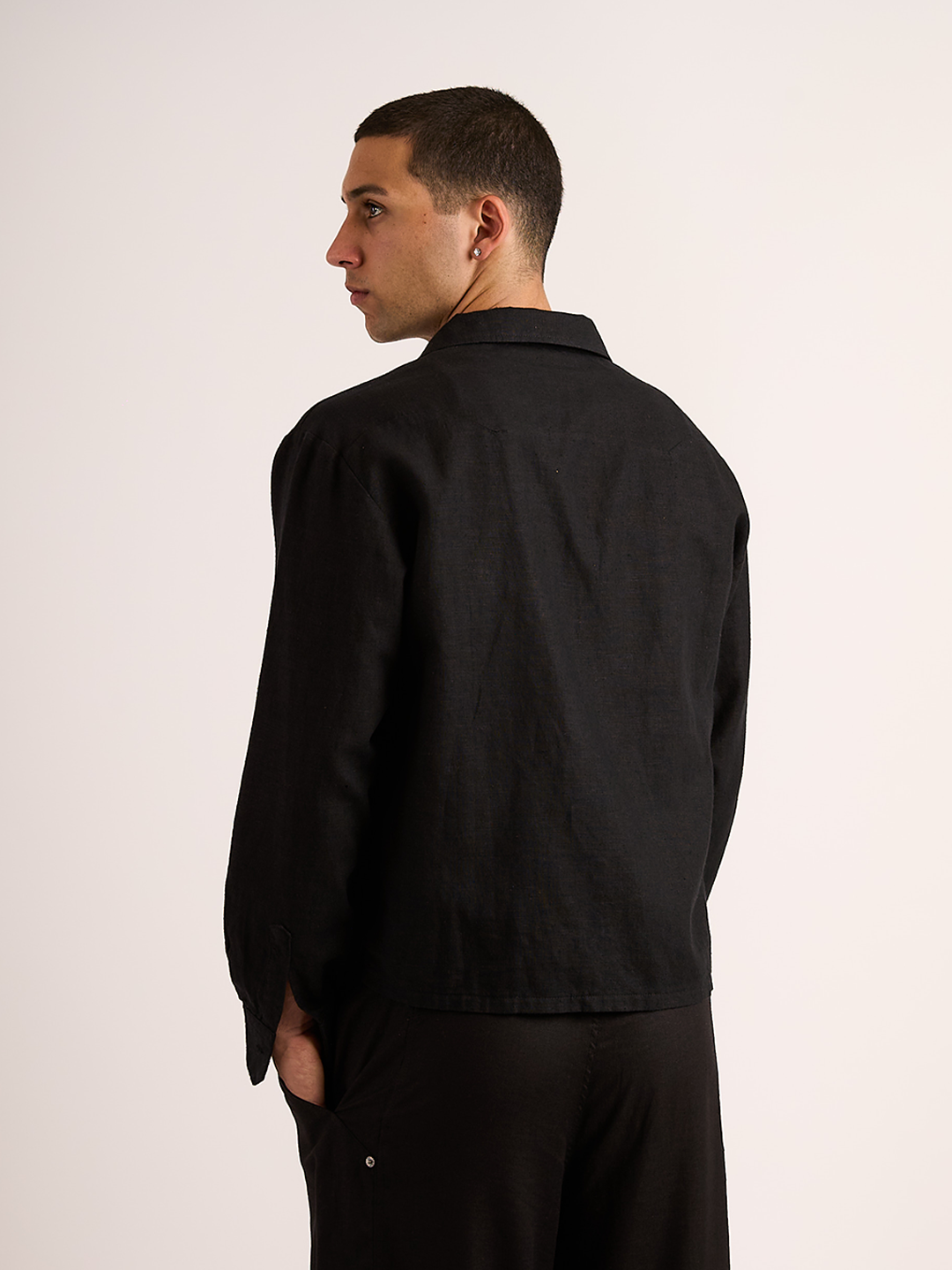 LINEN LONG SLEEVE SHIRT