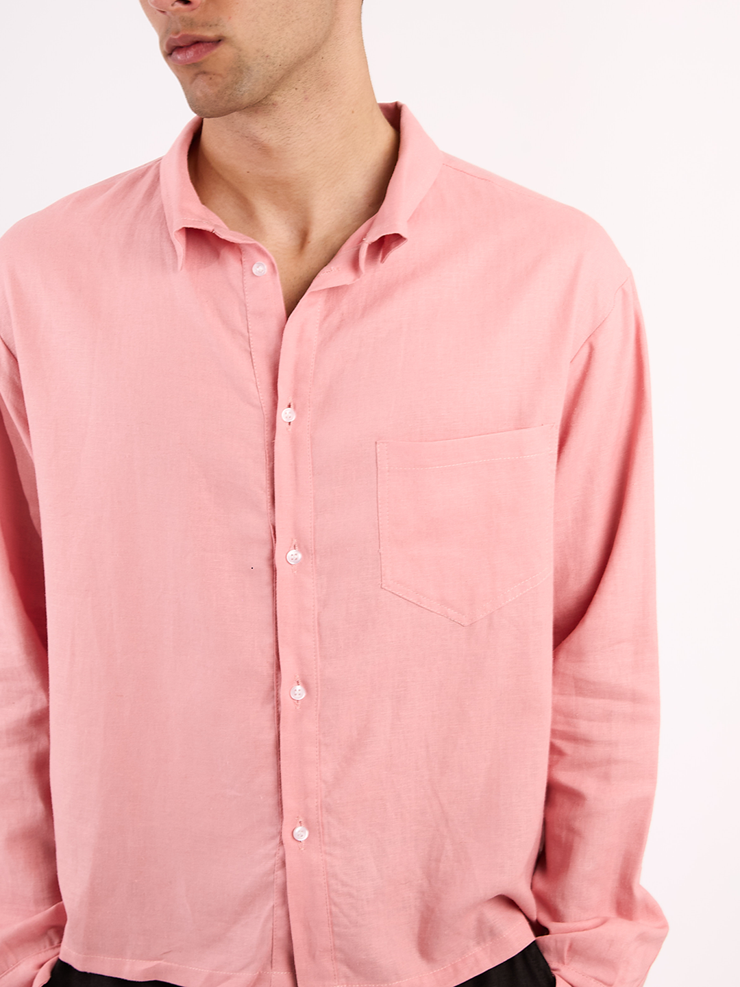 LINEN LONG SLEEVE SHIRT