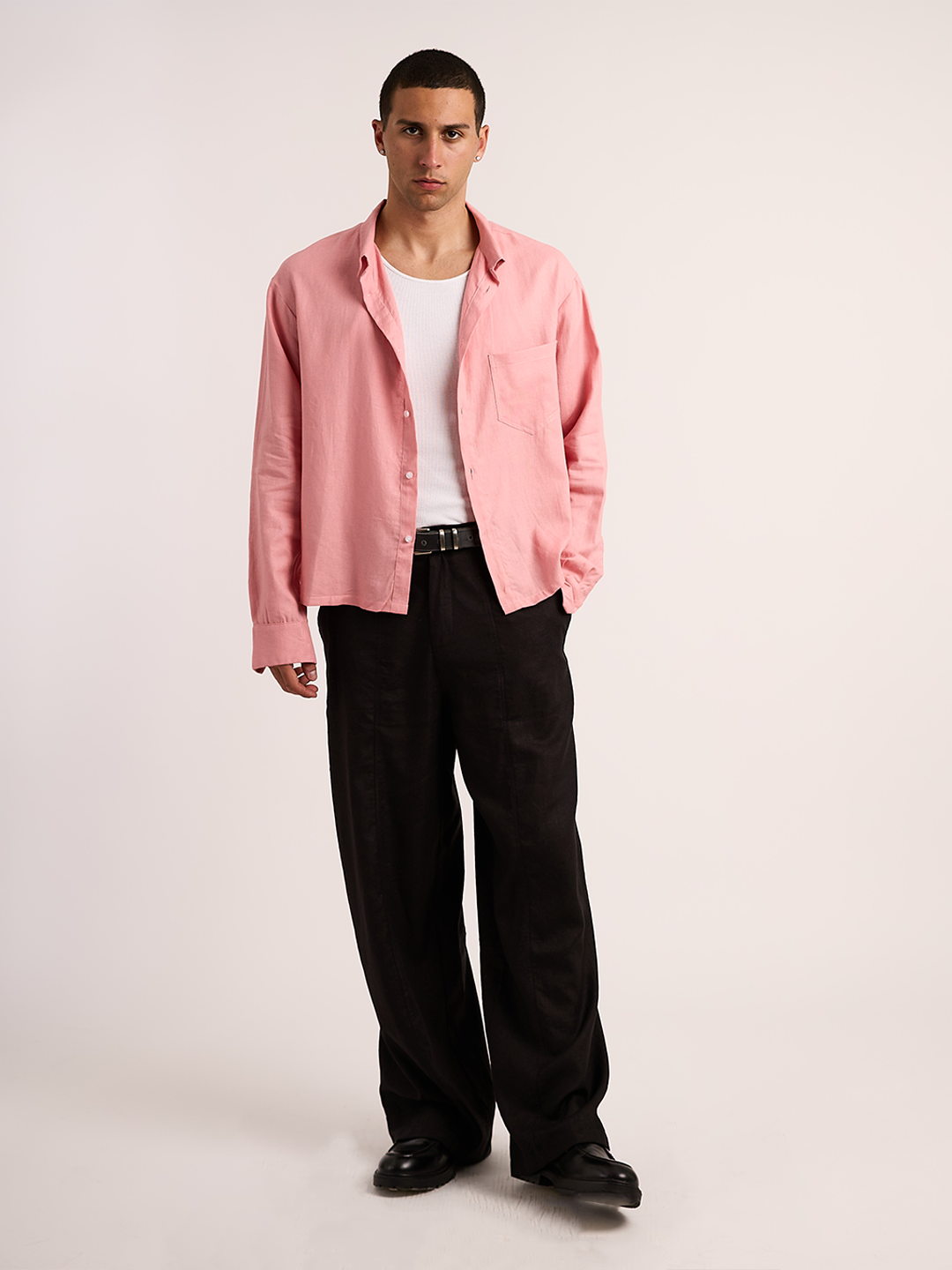 LINEN LONG SLEEVE SHIRT