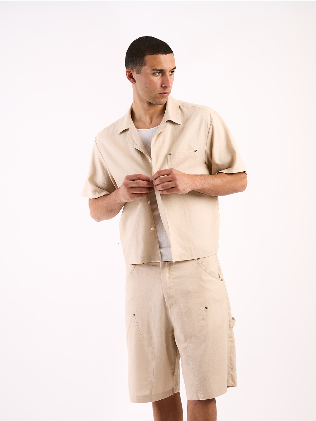 LINEN BOWLING SHIRT