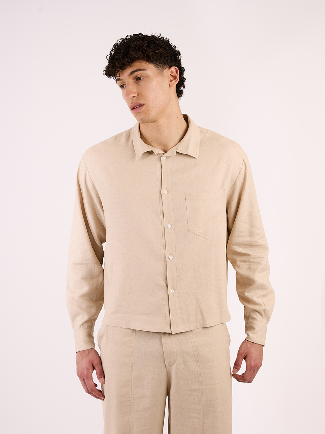 LINEN LONG SLEEVE SHIRT